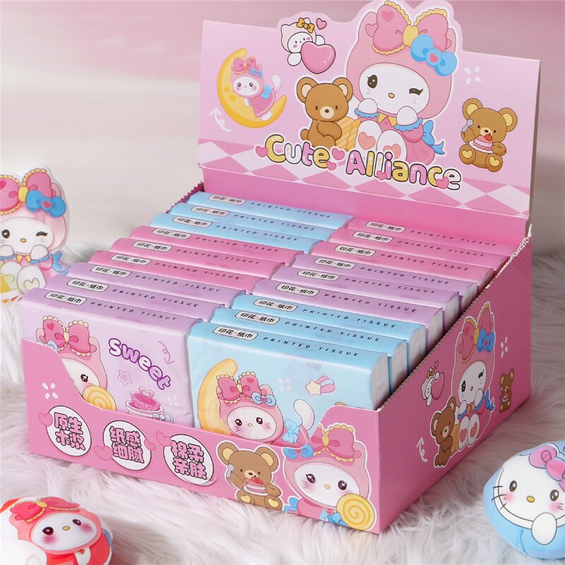 九月知秋印花抽纸小包儿童学生上学便携式卫生纸可爱小包纸巾盒装