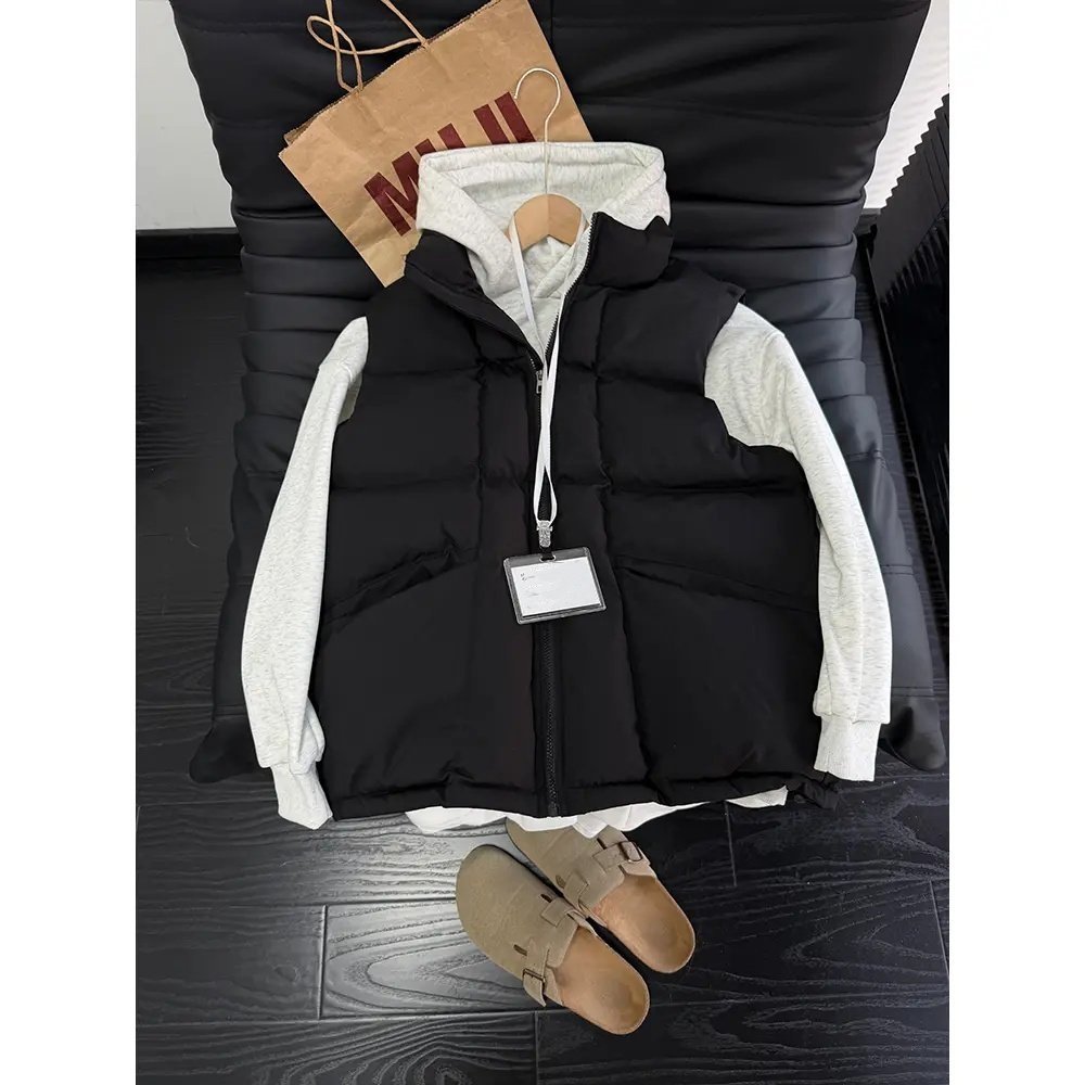 美式棉马甲男款冬季青少年痞帅风户外穿加厚保暖坎肩运动无袖背心,男装,常规马甲,淘宝优惠券,粉丝福利购,淘宝优惠卷