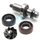 华洋波速尔北海尊贵宗申RX3 NC250水泵轴机械水封油封NC250水泵轴