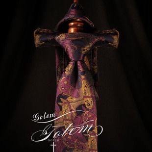 古藤GOTEM【紫金战马】纯手工意大利面料 低调奢华骑士风复古领带