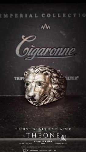 THEONE罕见古董孤品欧洲纯手工古希腊雄狮风格纯银戒指绅士指环