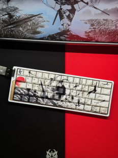 落日戏鸥正刻键帽适配wooting ez63 made68 美加狮 mu68pro rs7等