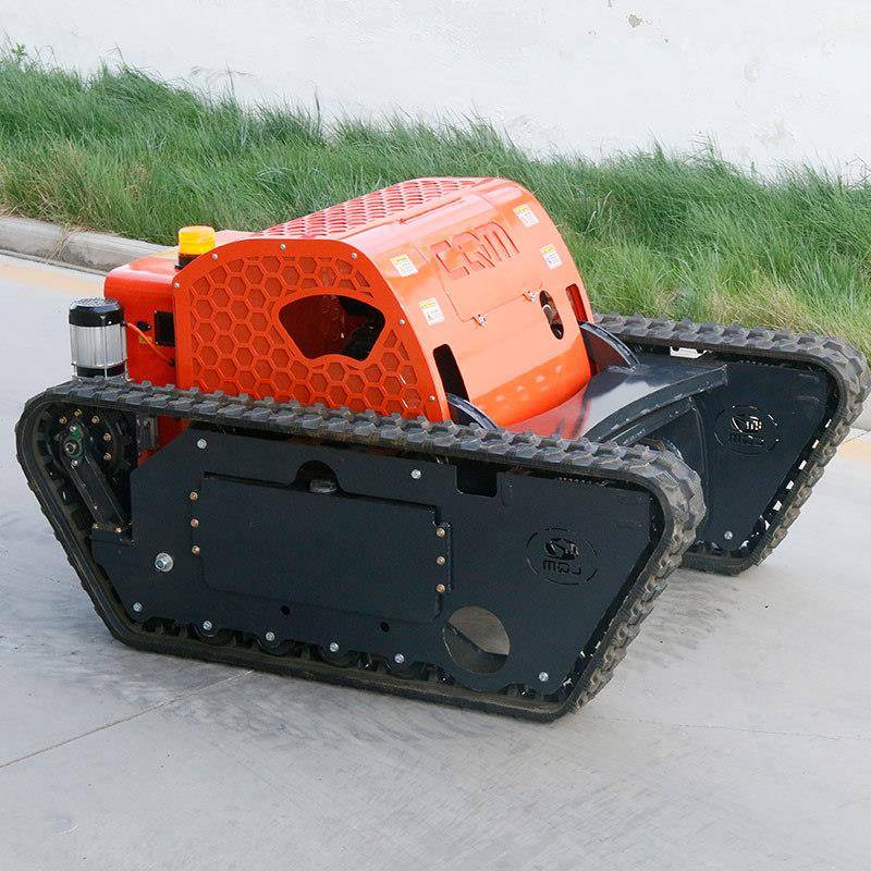 遥控履带式割草机 90cm公园草坪剪草机 甩刀平刀除草机