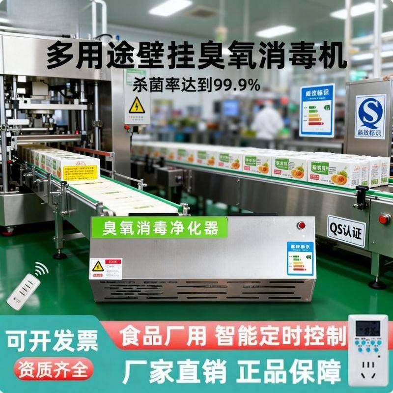 壁挂式臭氧发生器垃圾房除臭空气净化食品厂车间养殖场臭氧消毒机