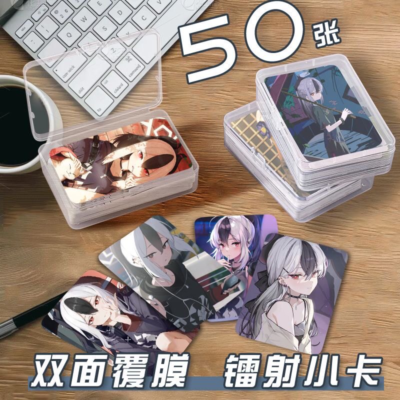 鬼方佳代子小卡片收纳盒游戏二次元周边镭射自印拍立得三寸lomo卡