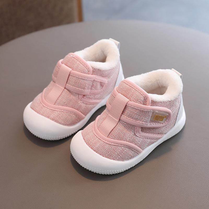 宝宝棉鞋冬季保暖加绒软底