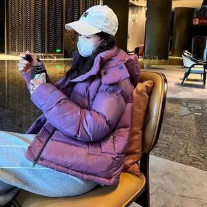 lulu五格短款泡芙羽绒服90白鸭绒Wunder户外加厚收腰显瘦外套潮