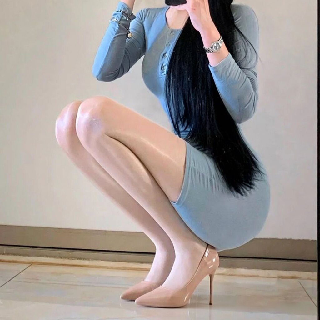 裸色性感配裙漆皮高跟鞋女气质名浅口单鞋