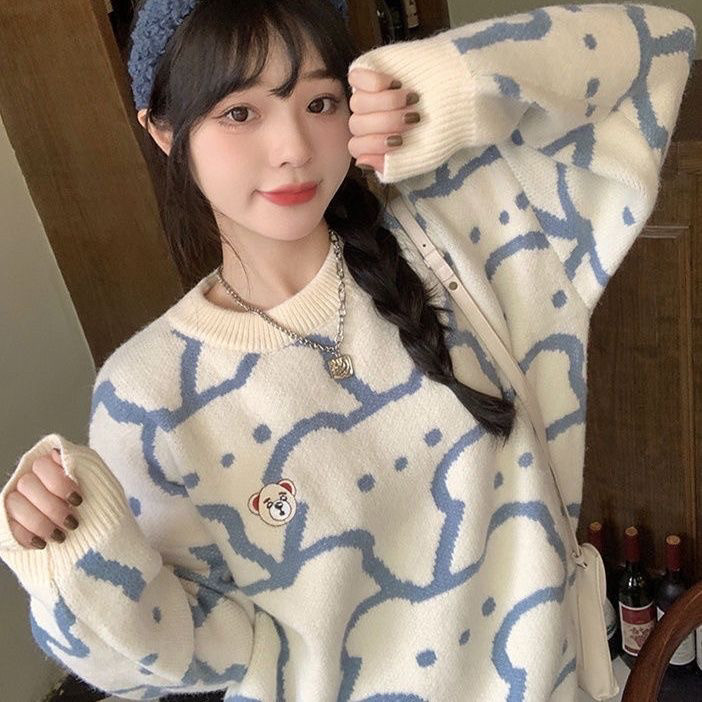 可爱慵懒风毛衣女款2025新款毛衣