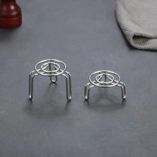 超迷你不锈钢超小蒸架蒸格家用奶锅养生壶小锅架子蒸蛋脚架子HP