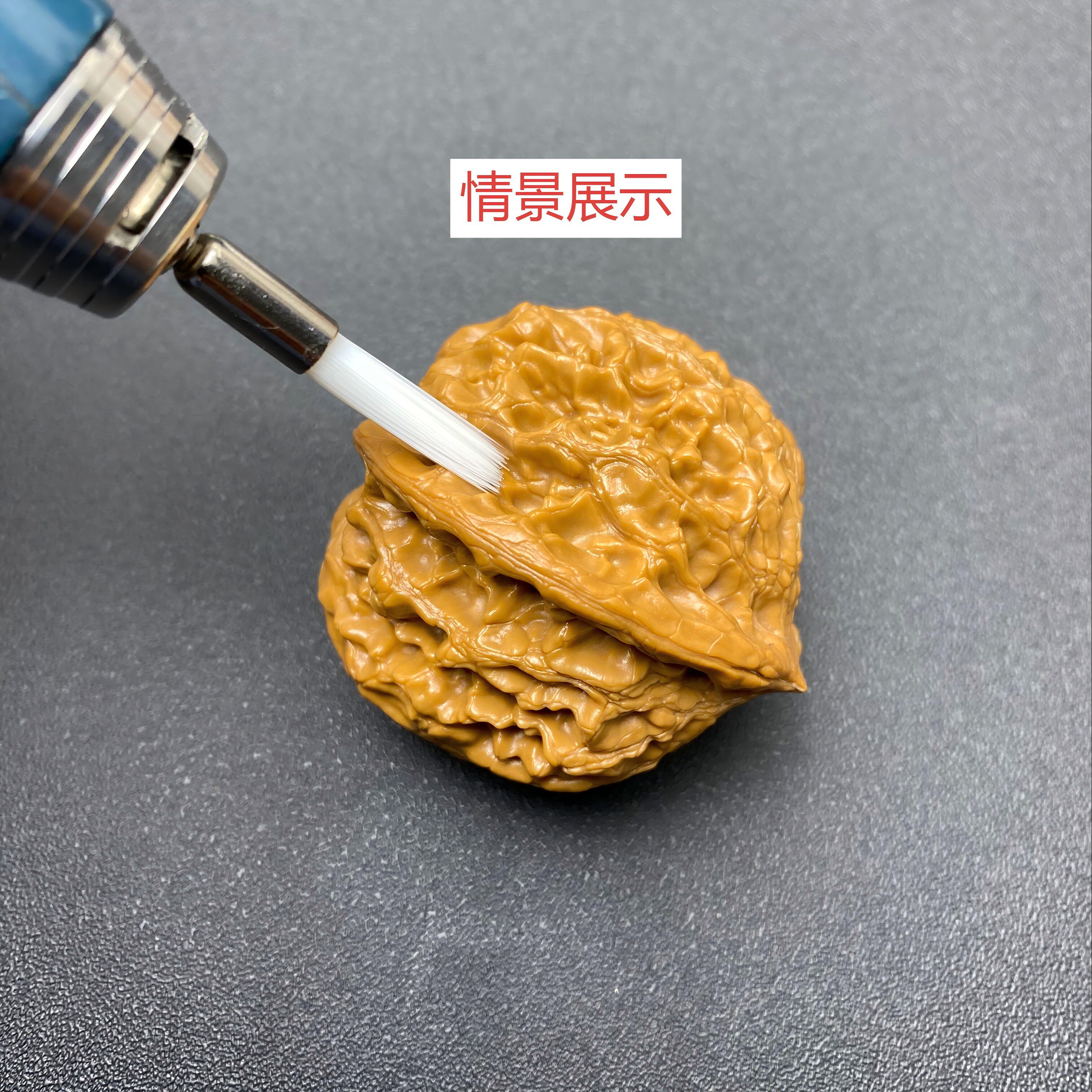 3毫米杆电动纳米刷头加长丝/硬纳米刷/软纳米刷/万毛刷