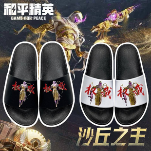 和平精英沙丘之主权威拖鞋夏季儿童新款防滑男童居家外穿软底室内