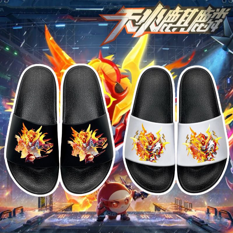 蛋仔派对天火麒麟机甲拖鞋儿童夏季软底防滑浴室居家洗澡男童男孩