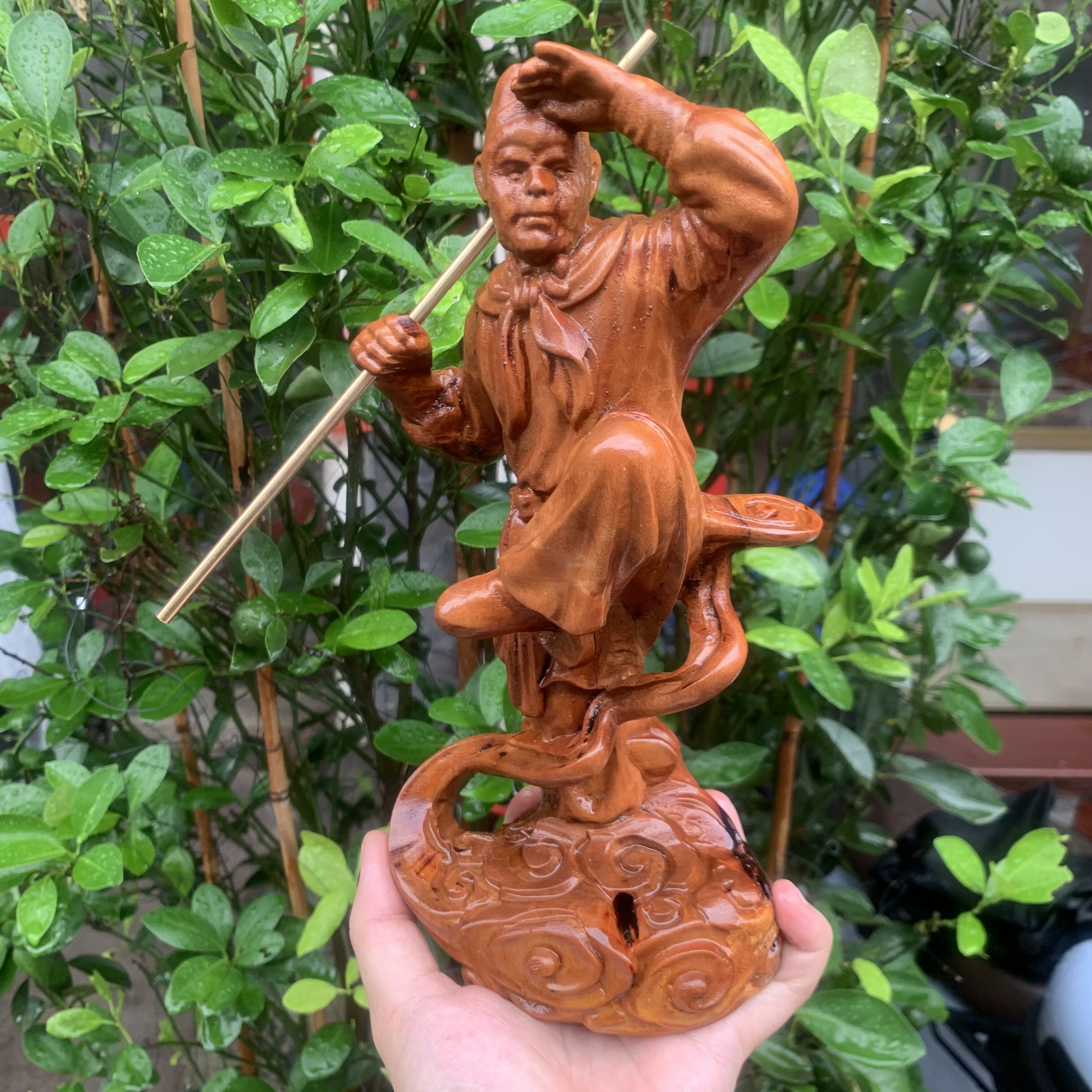 天然雷击枣木木雕孙悟空齐天大圣木雕