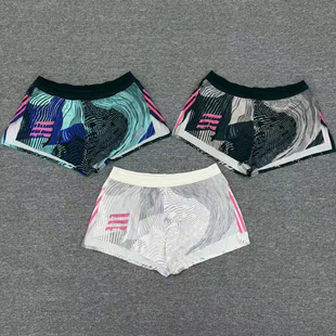 三分竞速训练短裤带内衬运动抗菌速干凉感马拉松跑步高开健身裤子
