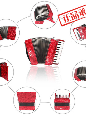 ㊣厂家批发IRIN22键8贝司手风琴赛璐璐专业考级表演乐器accordion