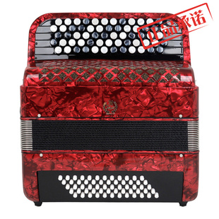 美贝特62键60贝斯巴扬手风琴专业键钮式手风琴初学者考级表演乐器