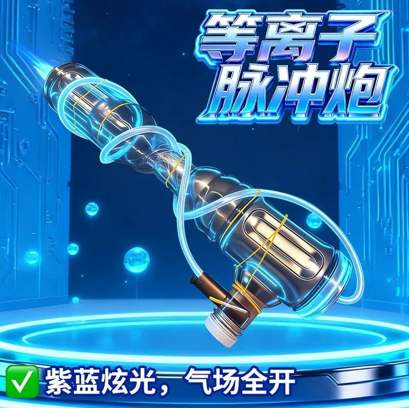 等离子炮软管物理学生化学实验材料气炮手工大炮科学教学脉冲大炮
