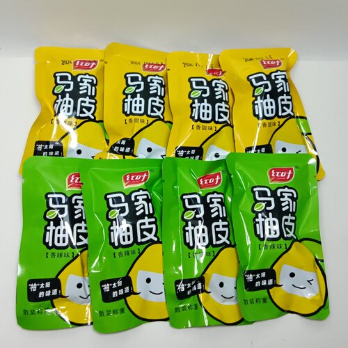 江西特产马家柚皮香辣味散装红叶