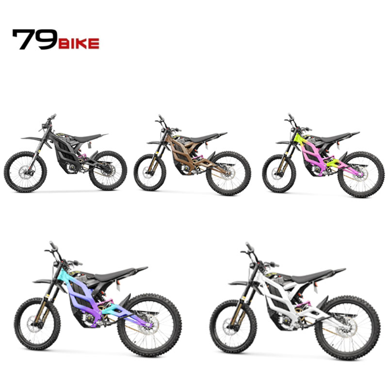 79BIKE新款猎鹰PRO越野电动摩托车72V/35AH锂电池山林公路场地版