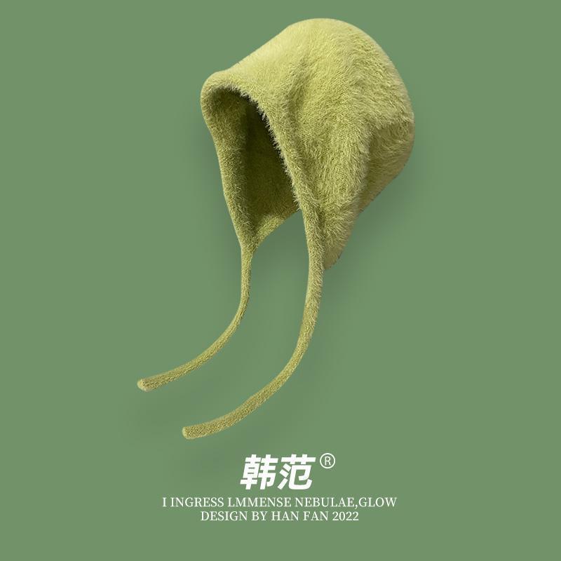 秋冬天可爱甜美保暖包头帽子女士韩版学生逛街护耳雷锋帽护耳帽潮