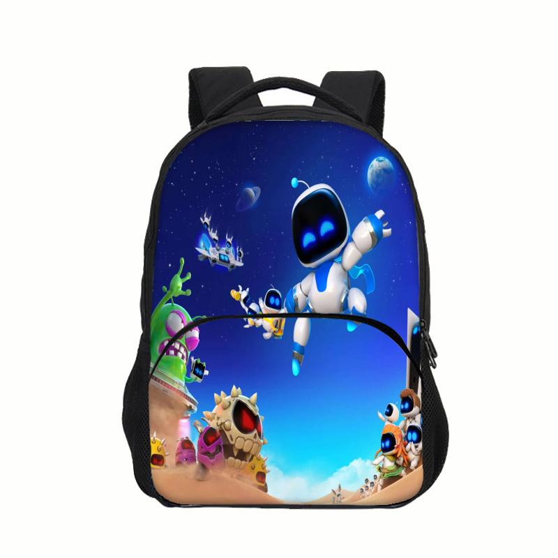 宇宙机器人40厘米贴袋学生双肩背包小学生耐脏幼儿园超萌防水书包