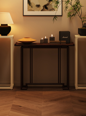 客厅高级花架实木新中式风落地摆件展示架室内外高矮组合花盆架子