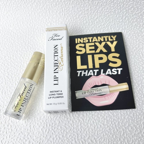 Too Faced玻尿酸丰唇唇膏唇蜜唇釉lip injection小样1.5g