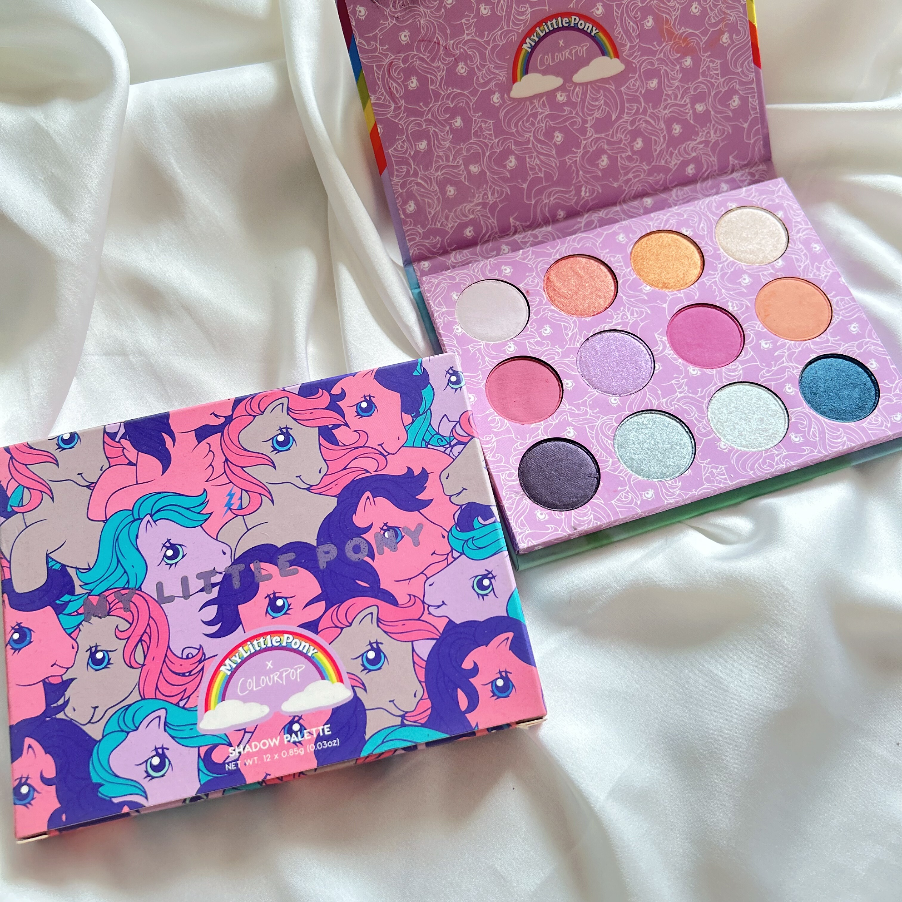 亏本清仓！ColorPop卡拉泡泡12眼影盘My Little Pony x联名独角兽