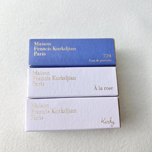 梵诗柯香MFK原装香水小样玫瑰之水/724/库尔奇有喷头5ml22呢产