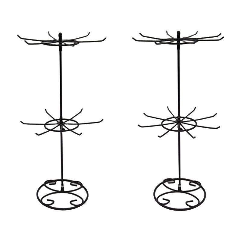 柜台旋转钥匙扣手机挂件小饰品唇膏手链串饰品首饰桌面展示勾架子
