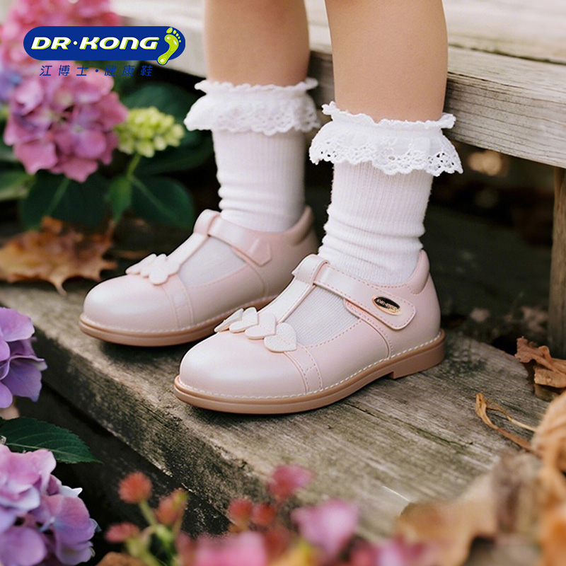 江博士宝宝单鞋公主皮鞋礼仪鞋