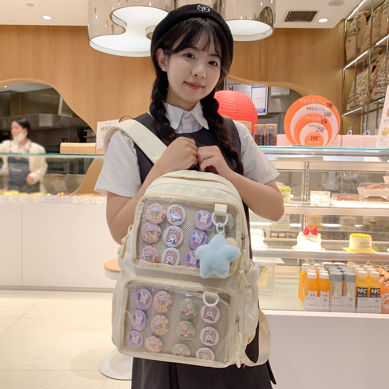 禾果铺子校园感大容量吧唧痛包