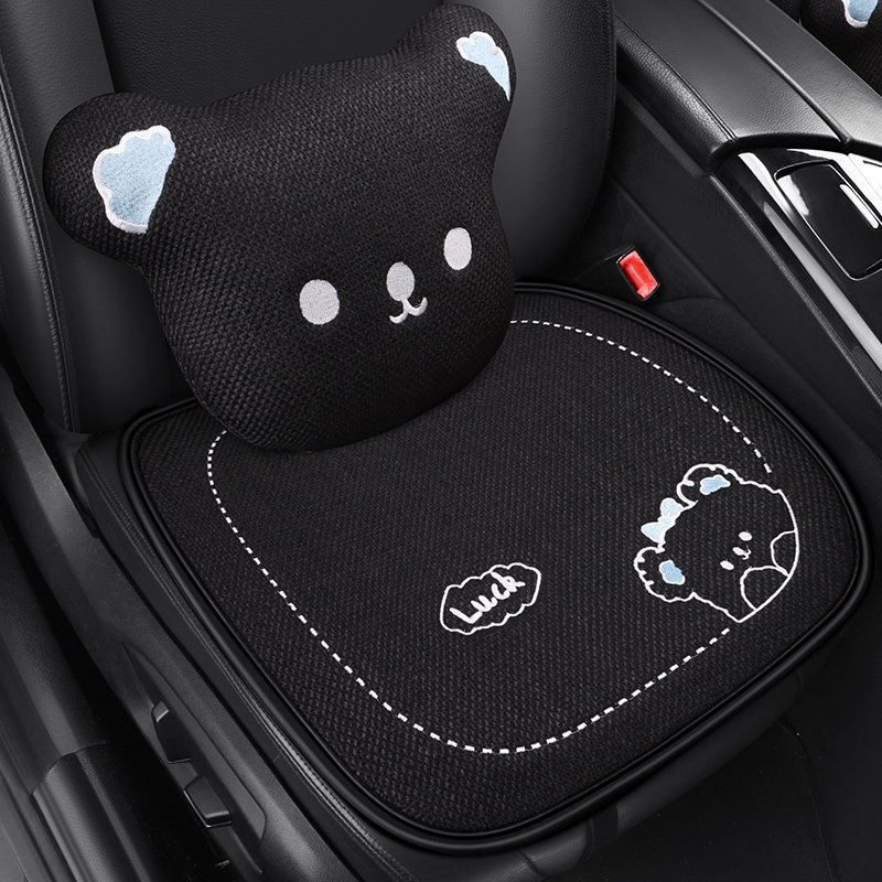 知豆彩虹低速四轮电动老年代步汽车座套布艺坐垫四季通用座椅套