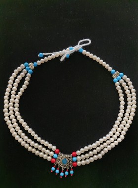 蒙古族头饰女串珠珠子