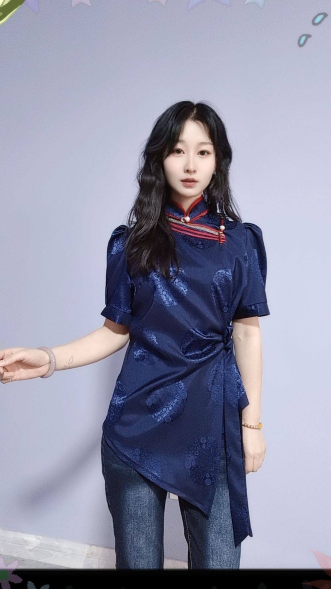 2026夏季新款女士蒙古袍民族风演出服少数民族生活装女士蒙古袍