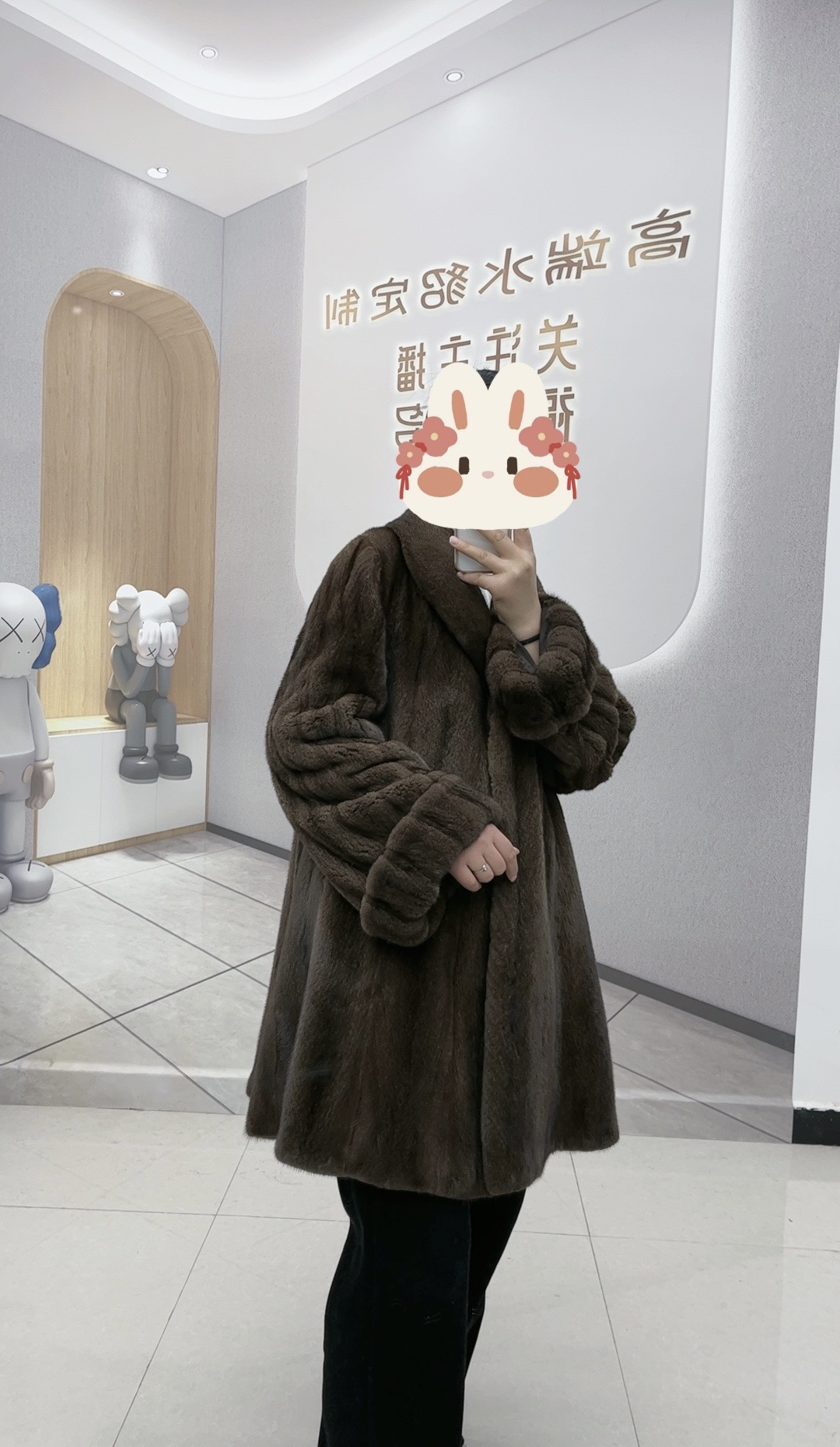 【小皮匠】丹麦紫金短二咖啡色小母貂全抽刀青果领南瓜挽袖