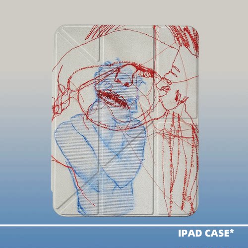 小众艺术线条人物IPAD保护套