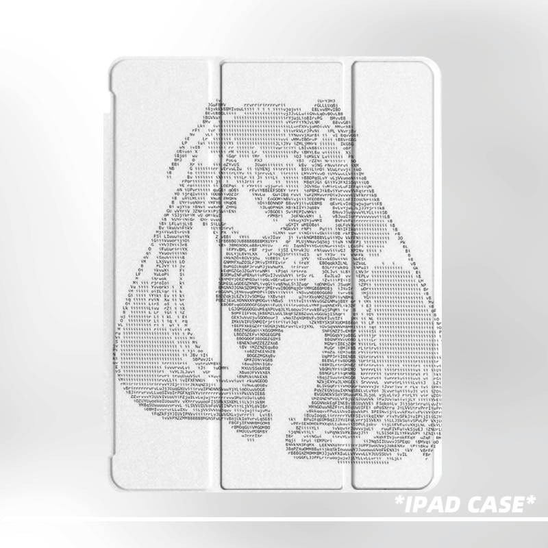 原创小众二次元像素女孩适用11代2026款air6ipadpro11寸三折ipad壳防弯亚克力平板壳9代10.2寸/mini7带笔槽