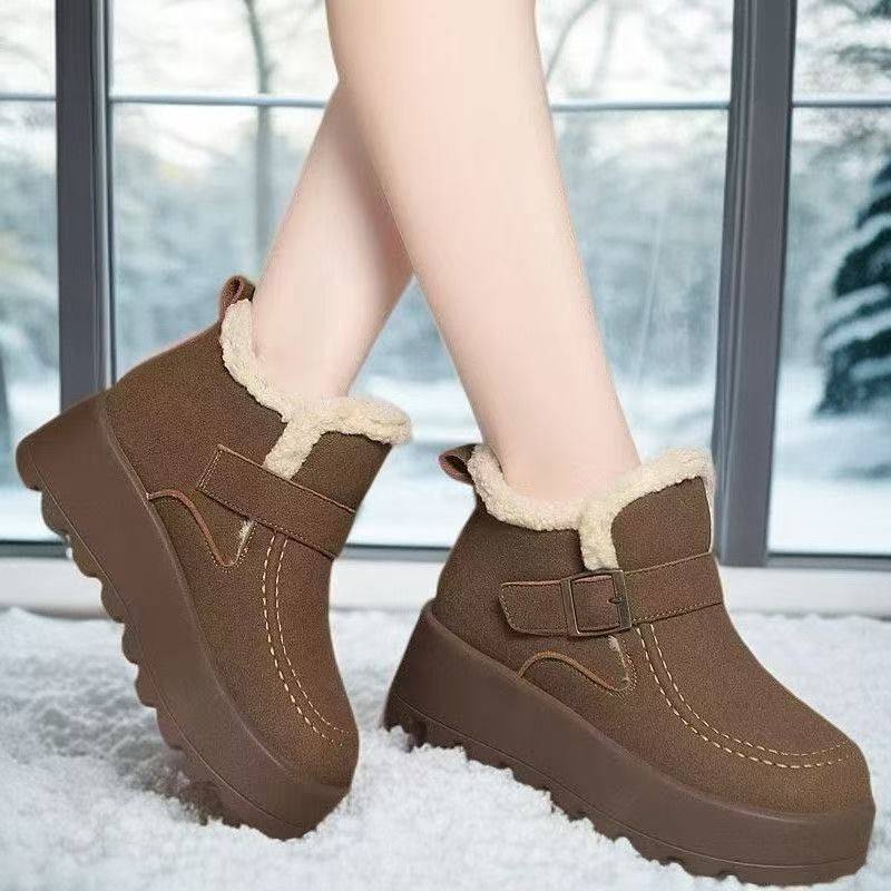 2025年冬新款厚底加绒勃肯鞋冬季女士毛绒保暖雪地棉鞋正品,女鞋,时尚雪地靴,淘宝优惠券,粉丝福利购,淘宝优惠卷
