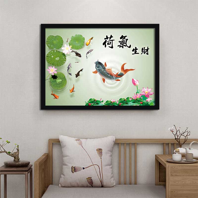 和气生财  饭店客厅吉祥装饰画挂画壁画YS820