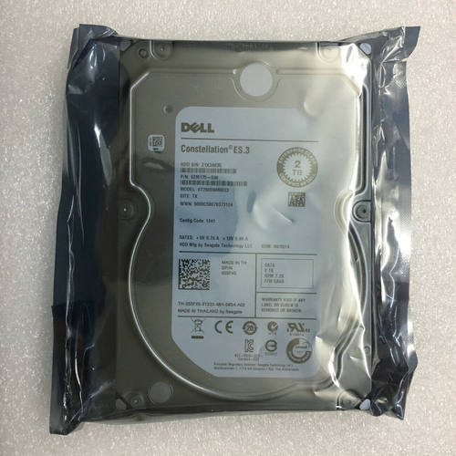 全新 DELL/戴尔ST2000NM0033 2T ES3 7.2K 128M SATA 055FX5 硬盘