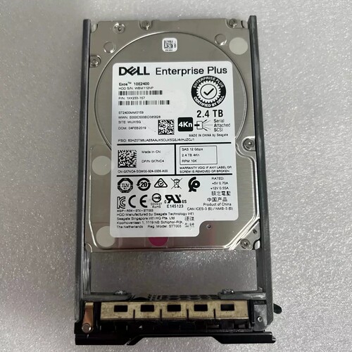 Dell 0X7NC4 X7NC4 2.4T SAS 4Kn SCV3020 SC5020/4020 康贝硬盘