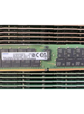 三星 64G 64GB 2RX4 PC4-3200AA DDR4 ECC REG RDIMM服务器内存条