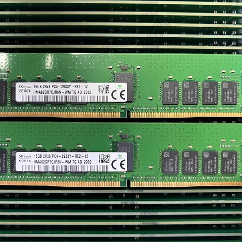SK海力士现代16G 2RX8 PC4-2933Y ECC REG HMA82GR7CJR8N-WM 内存