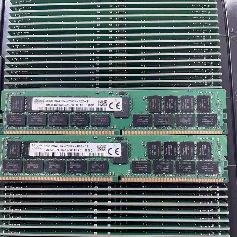 SK现代海力士 32G 2RX4 PC4-2666V DDR4 ECC REG RDIMM服务器内存