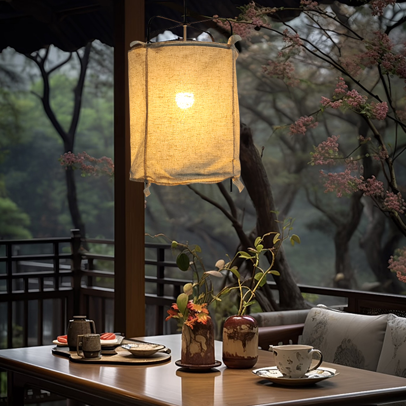 麻布吊灯餐饮火锅店日式灯笼