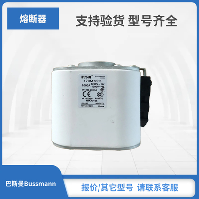 170M7802 170M7803 170M7804 170M7217现货巴斯曼Bussmann熔断器