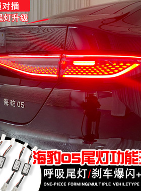 适用于比亚迪海豹05呼吸尾灯刹车尾灯全亮爆闪警示灯防追尾灯模块