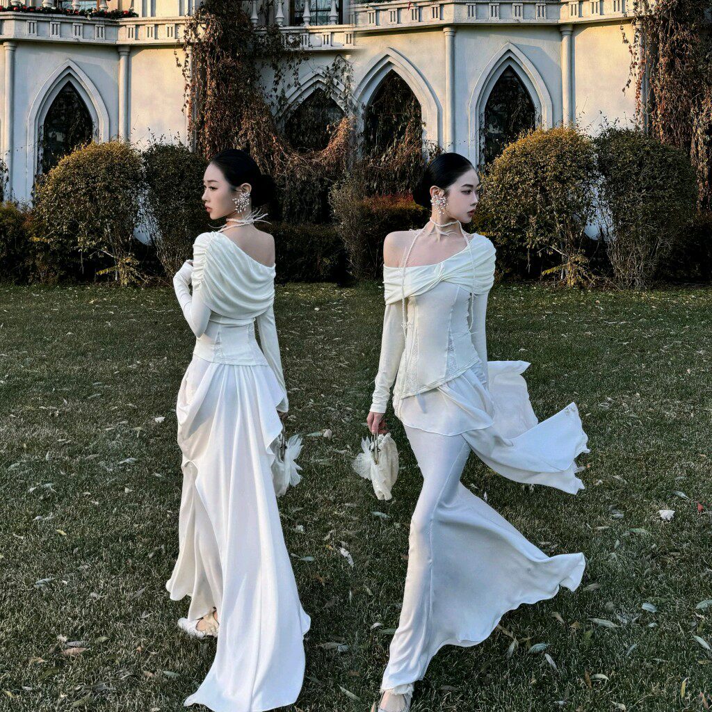 一字肩巨显瘦！设计师款！高品质